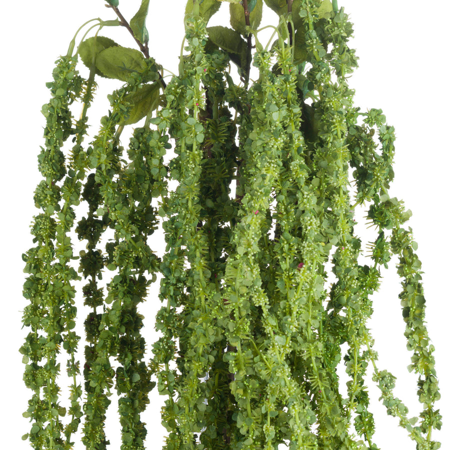 Lifelike artificial trailing stem in vibrant green, cascading plastic foliage for home decor, 39 inches long by Sostter at brixbailey.com