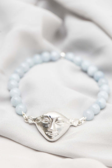 Ethical Aquamarine Bracelet - Elegant & Mindful Jewelry Design by New Vintage by Kriss at brixbailey.com