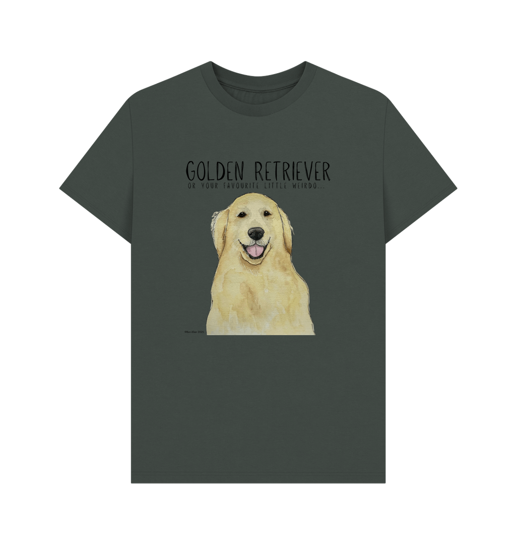 Golden Retriever Vibes: Men's Sustainable T-Shirt
