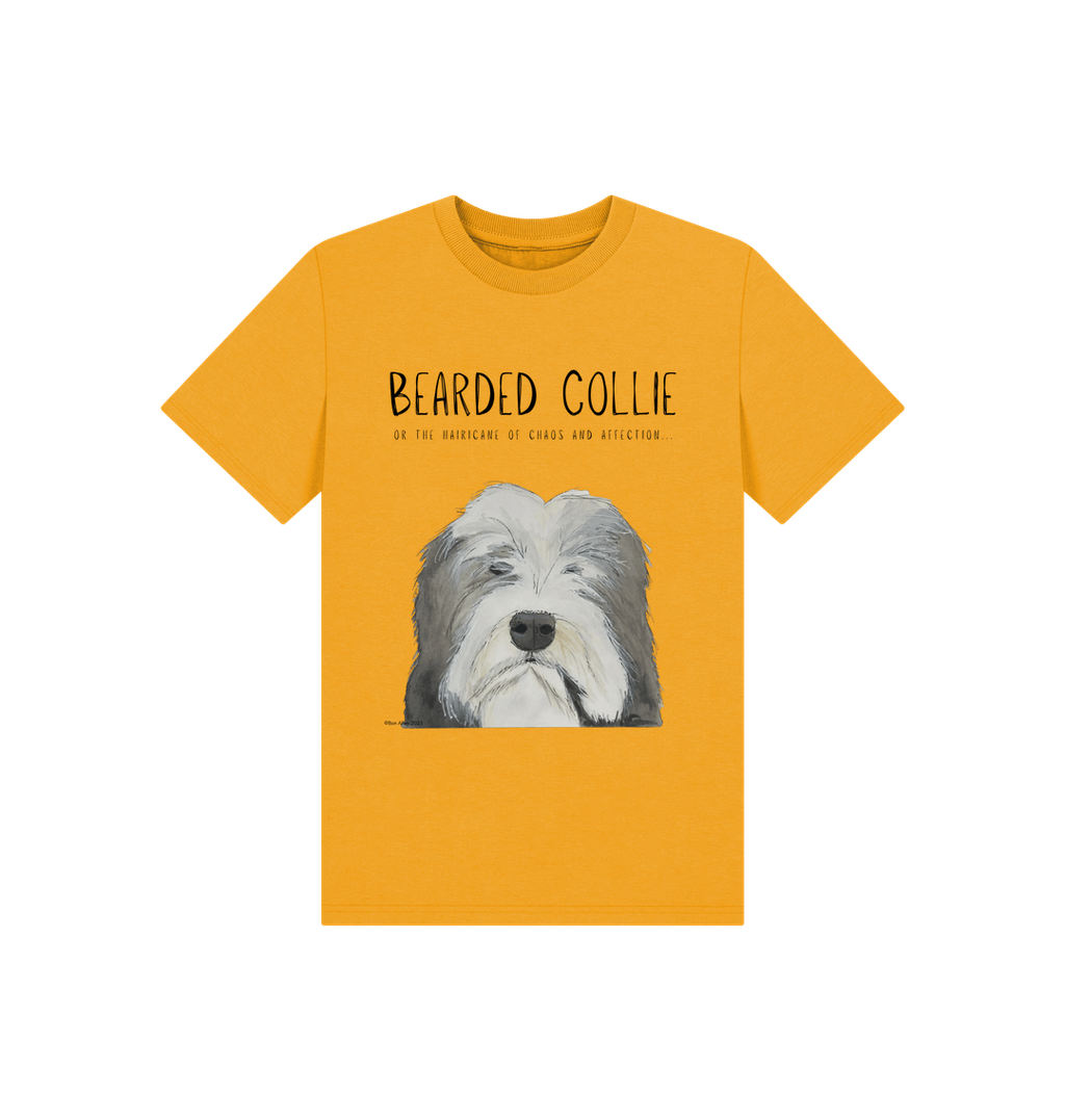 Tiny Hairicane: Bearded Collie Child's T-Shirt of Chaos & Cuddles!