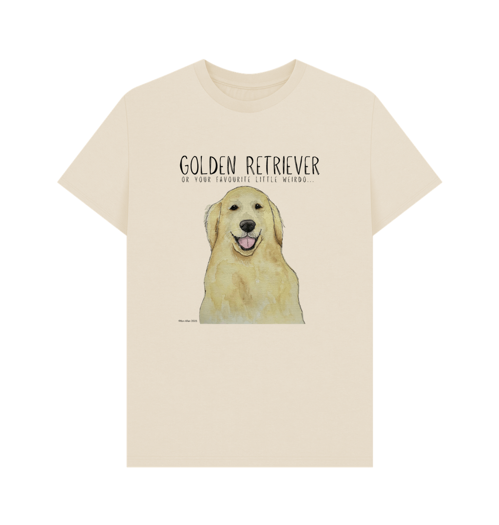 Golden Retriever Vibes: Men's Sustainable T-Shirt