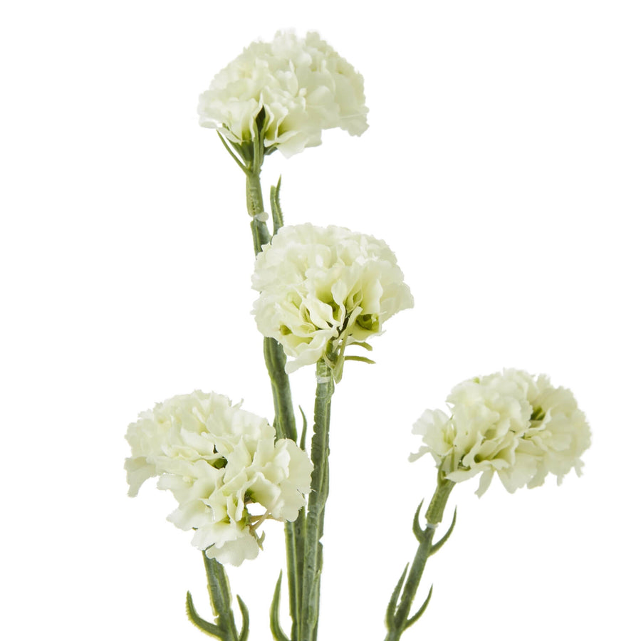 Cream statice spray faux flower, lifelike sea lavender stems in soft cream for elegant home decor by Sostter at brixbailey.com
