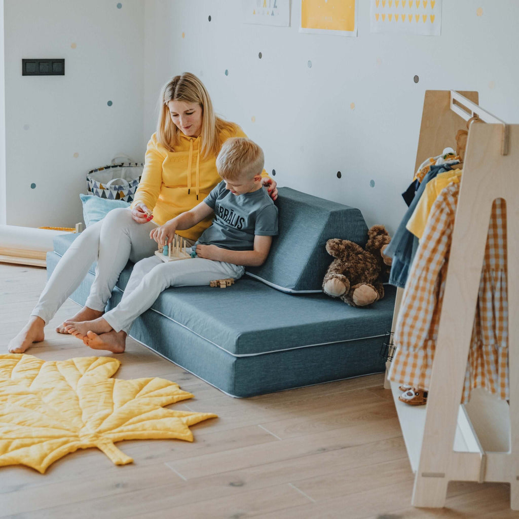 Versatile Montessori Play Sofa for Kids – Safe & Creative Play Space by Monboxy at www.brixbailey.com