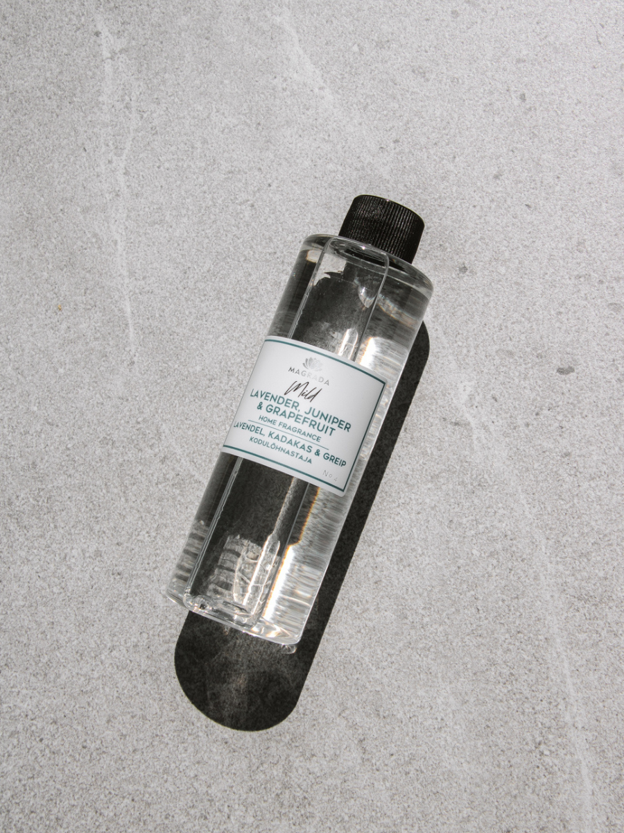 Soothing Lavender & Juniper Reed Diffuser – 200ml Eco Refill by Magrada Organic Cosmetics at www.brixbailey.com