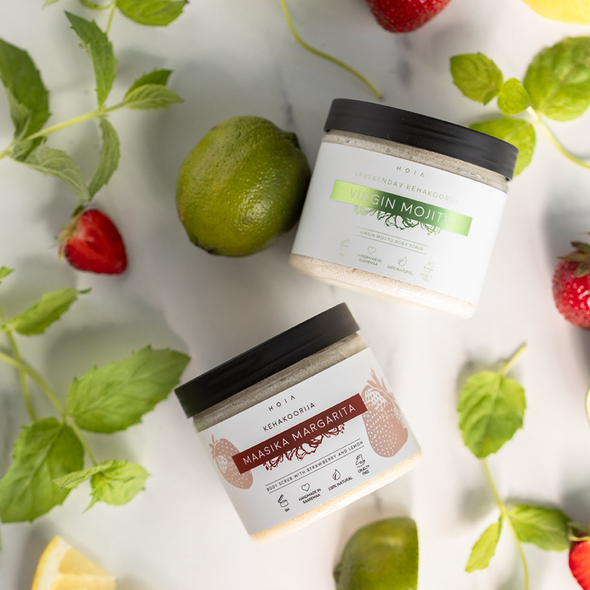 Revitalize Your Skin with the Strawberry Margarita Body Scrub - Luxurious & Organic Spa Experience by HOIA at www.brixbailey.com