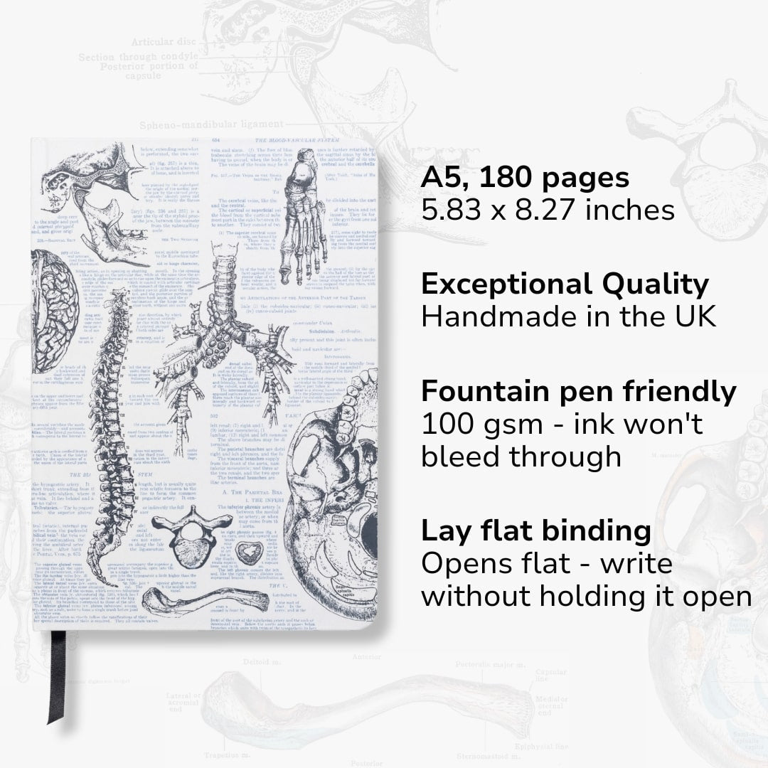 Anatomy A5 Hardcover Notebook