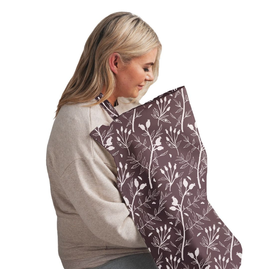 Feeding & Pumping Privacy Cover - Rosehip