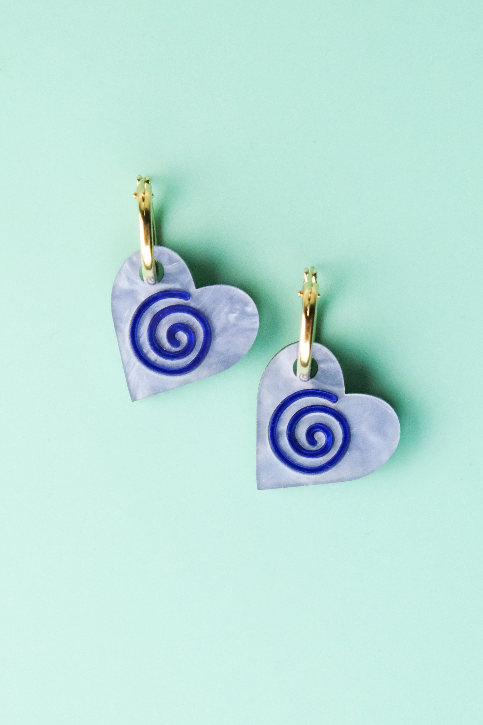 Celtic Spiral Hoop Earrings