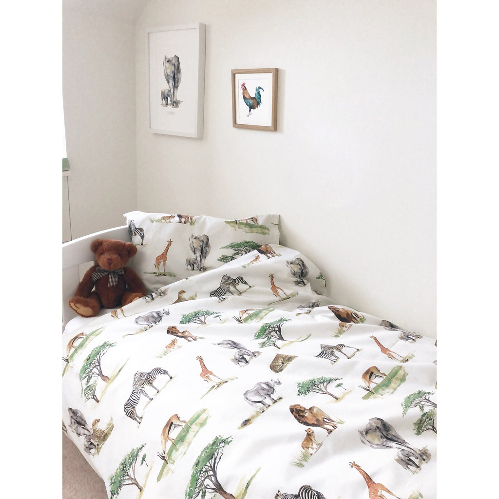 Safari Animals Children's Bedding Set