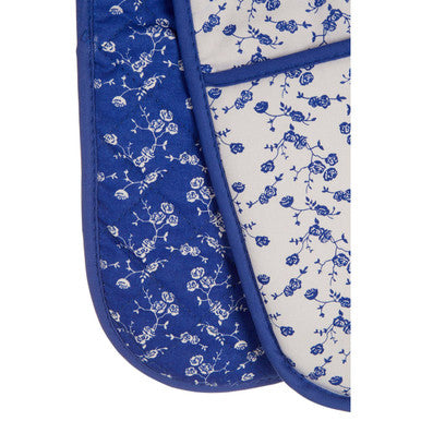 Blue Rose Double Oven Glove