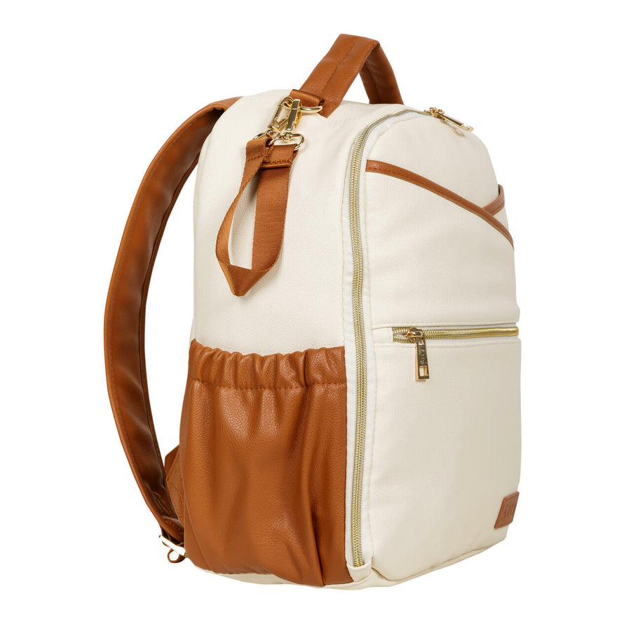 Small Cappuccino Diaper Bag – Elegant & Practical for Parents by Ally Scandic at www.brixbailey.com