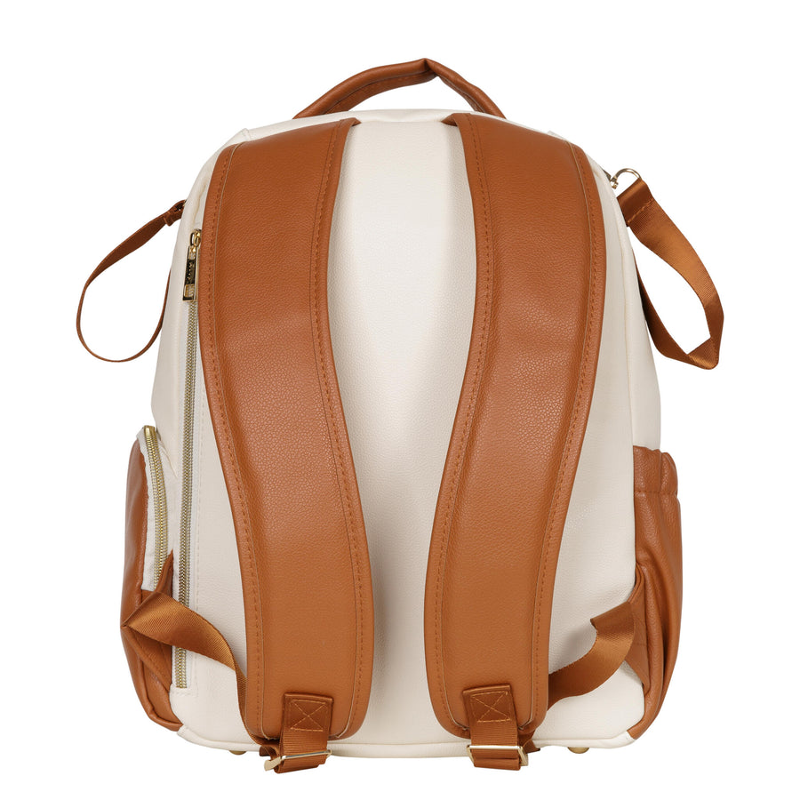 Small Cappuccino Diaper Bag: Stylish & Functional Parent Essential by Ally Scandic at www.brixbailey.com