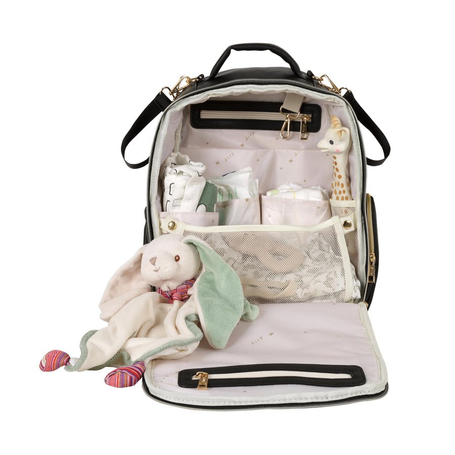 Espresso Diaper Bag – Stylish, Durable & Organized Essential by Ally Scandic at www.brixbailey.com