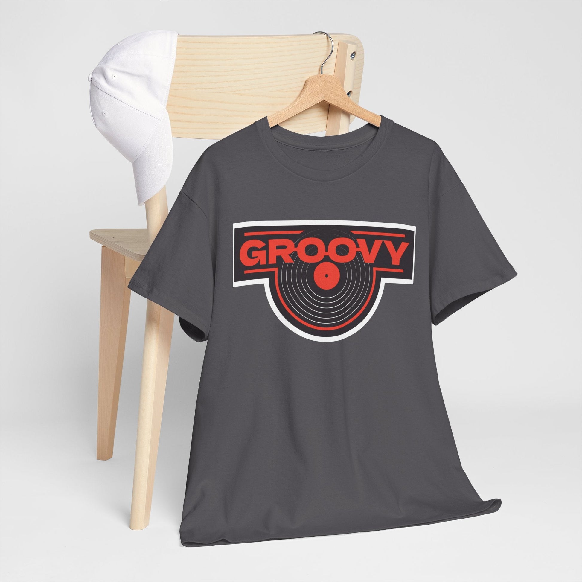 Groovy Men's Vinyl Records T-Shirt