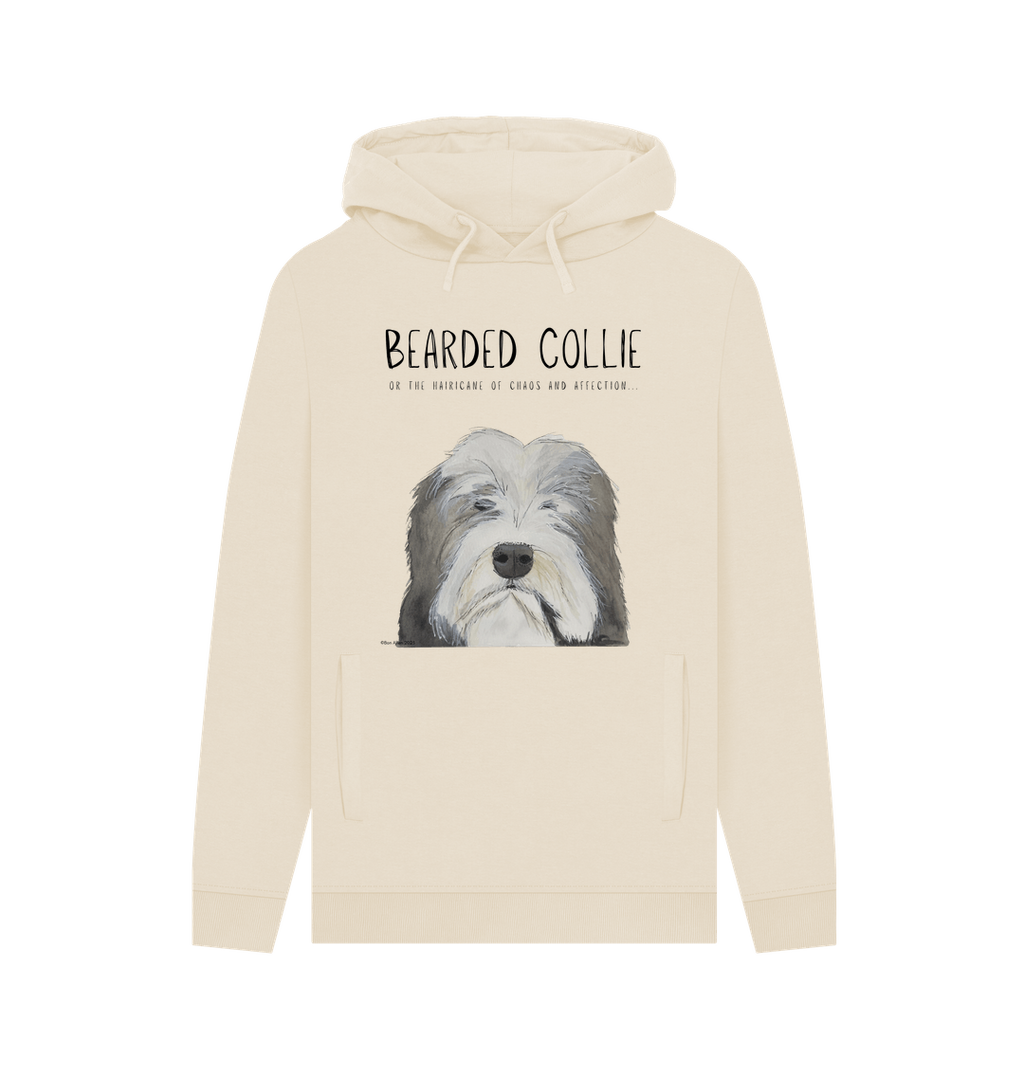 Unleash the Hairicane: Bearded Collie Men’s Hoodie