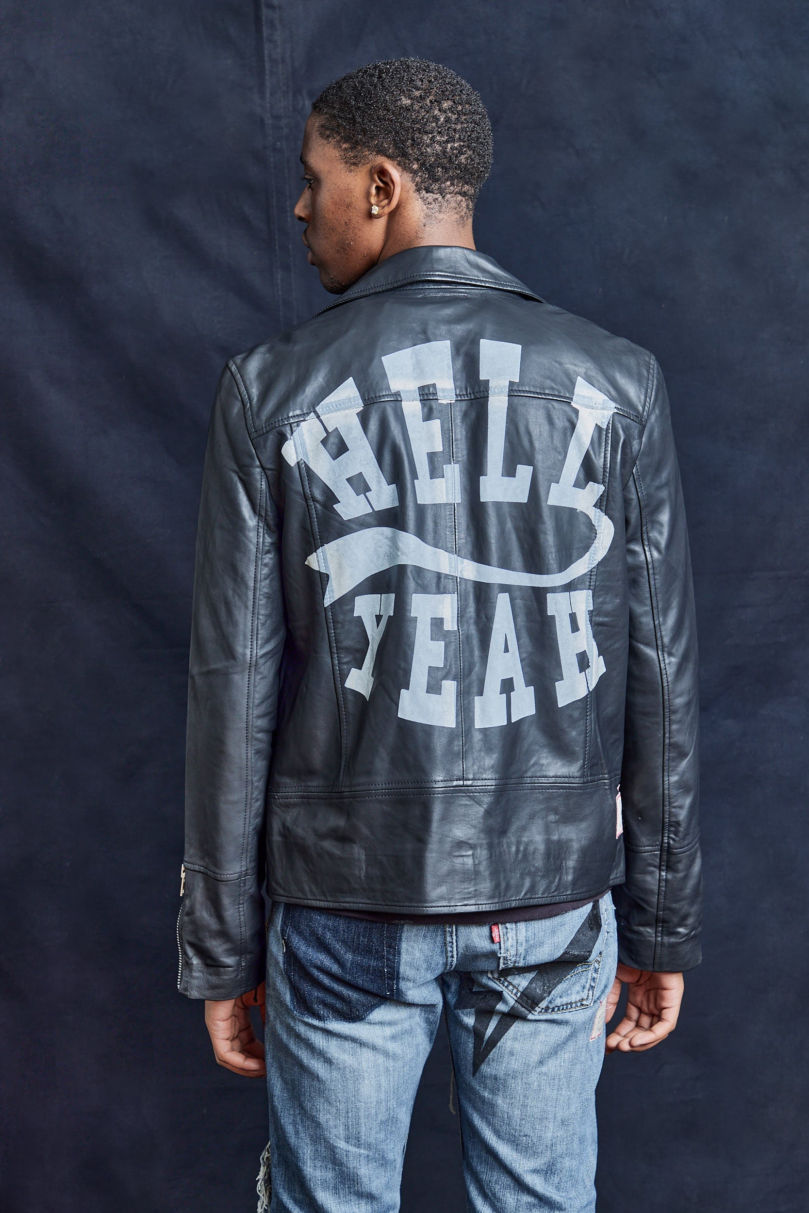 Hell Yeah Leather Jacket in Black