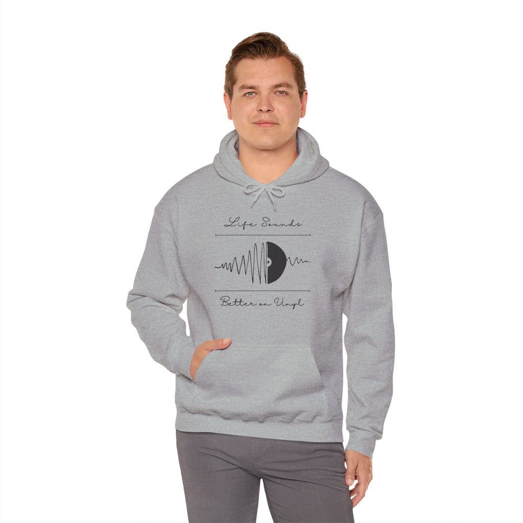 Life Sounds Better on Vinyl Men's Hoodie