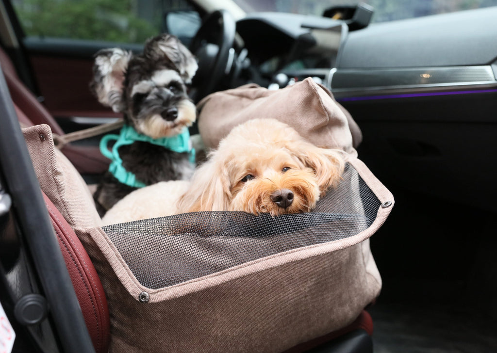Pink Dog Car Seat for Small and Medium Pets