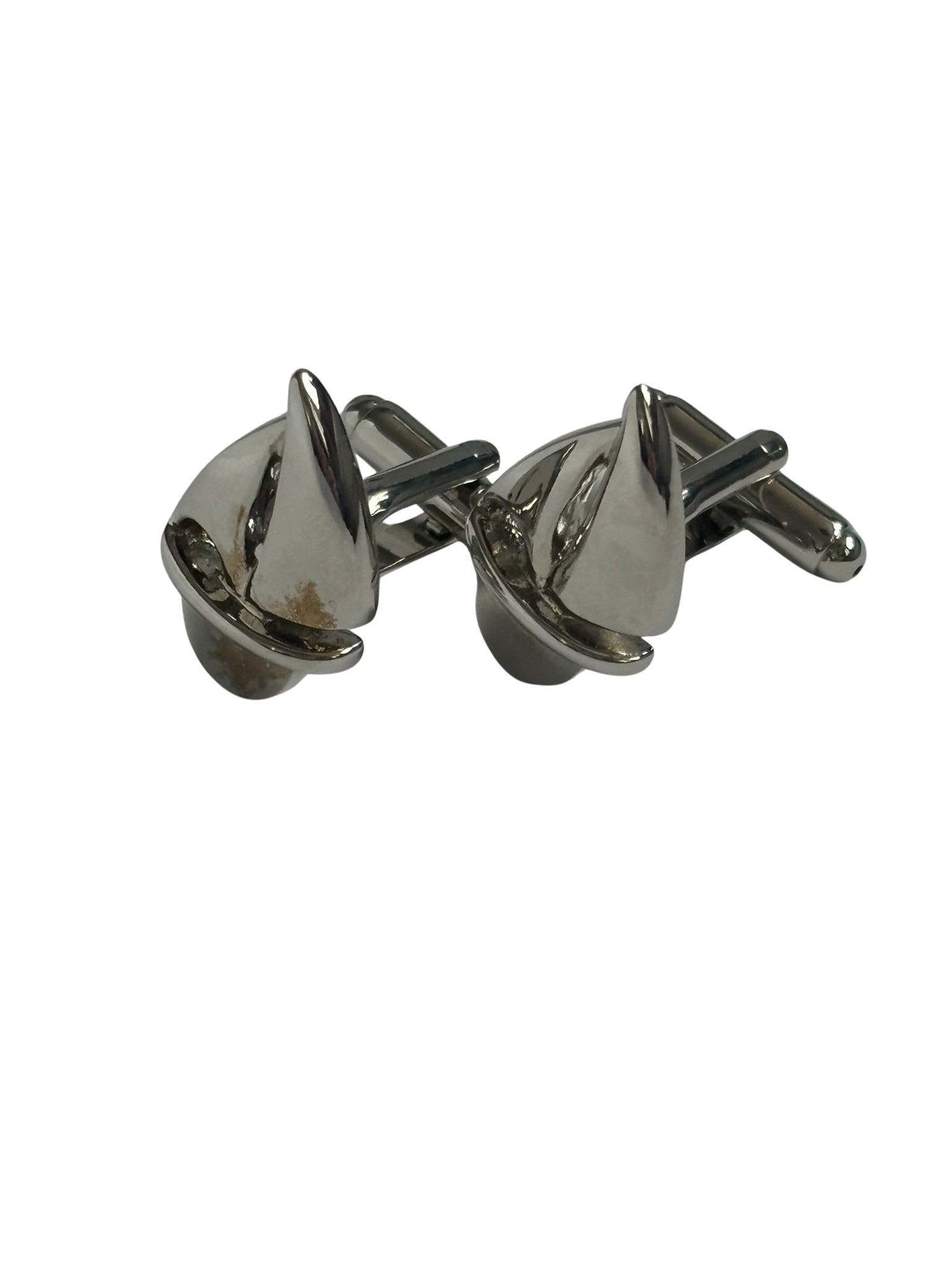 Sailing Boat Silver Cufflinks