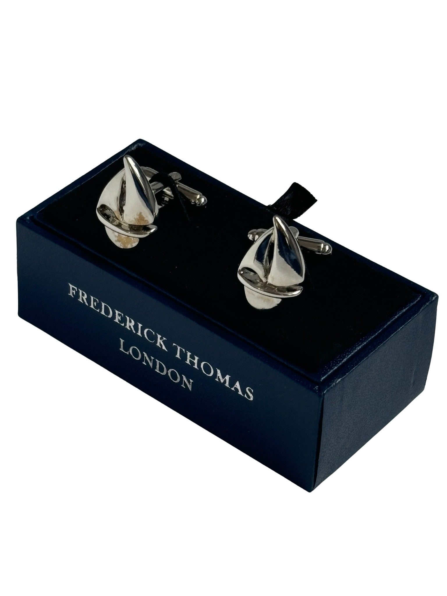 Sailing Boat Silver Cufflinks