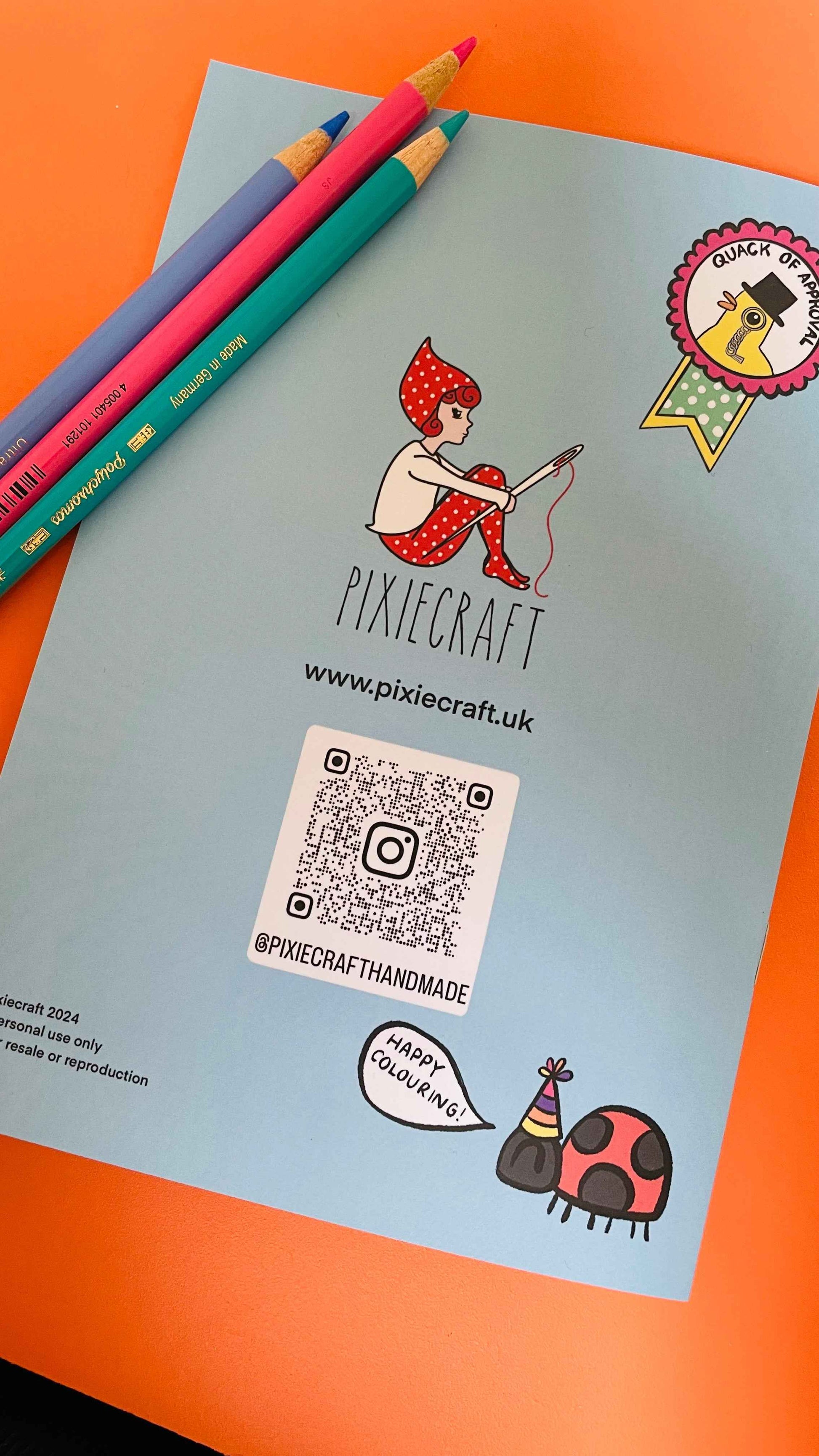 Dapper Ducks Illustrated A5 Colouring Book