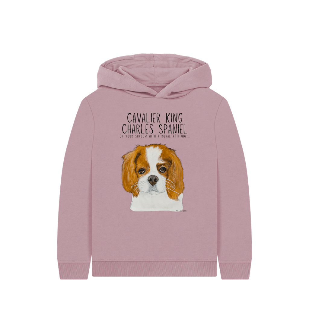 Little Monarchs & Muzzles: Eco Kids Hoodie for Pup-Loving Royalty