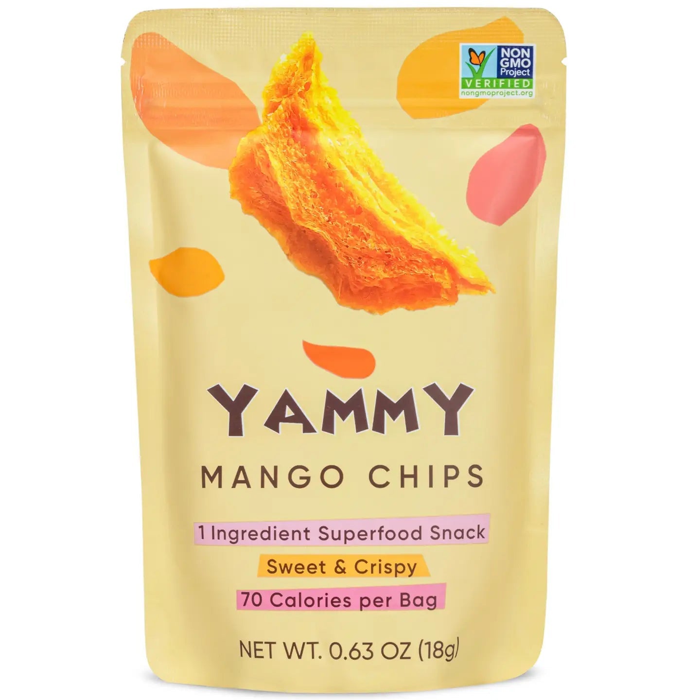 Dried Mango Chips Snack Size