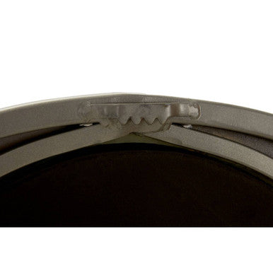 Double Ring Oval Wall Mirror in Soft Gold