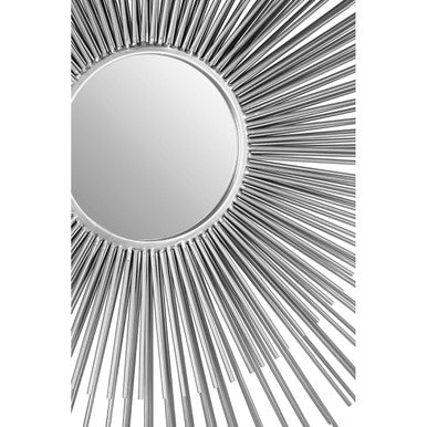 Silver Finish Concave Wall Mirror