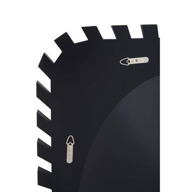 Jade Silver Rectangular Sunburst Wall Mirror