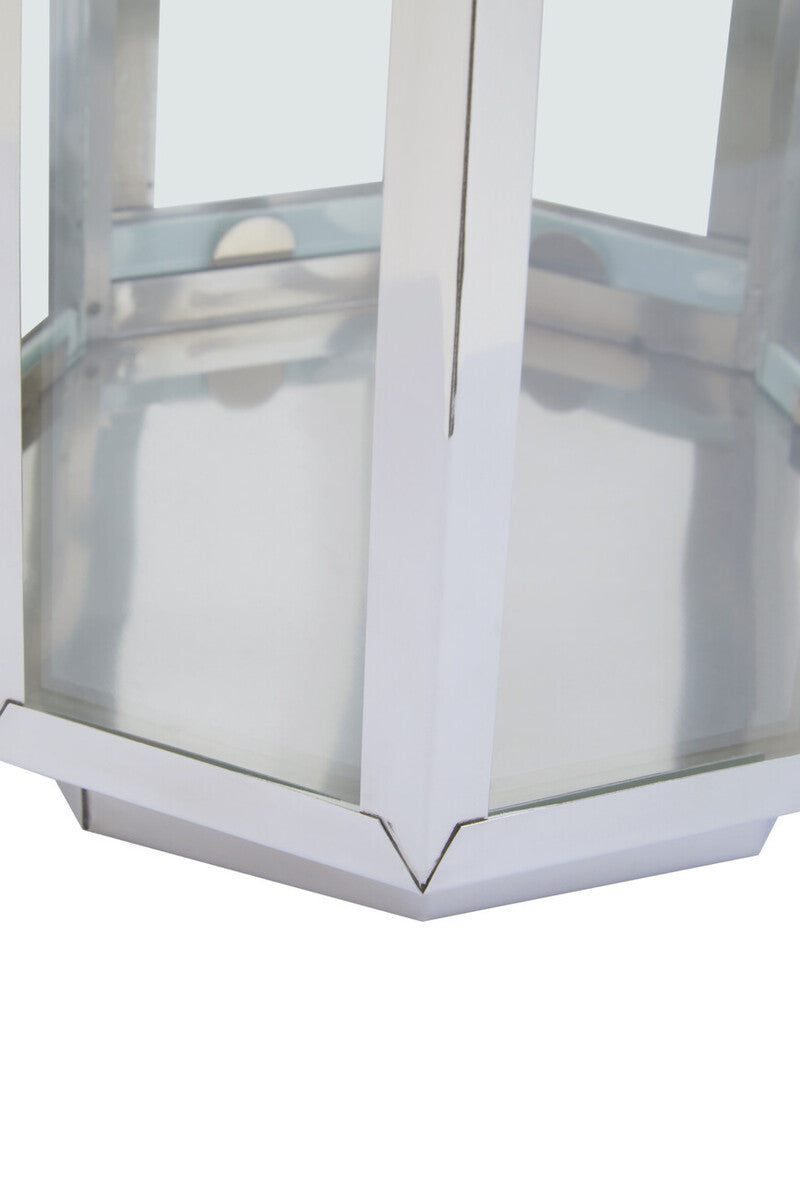 Small Silver Steel Lantern
