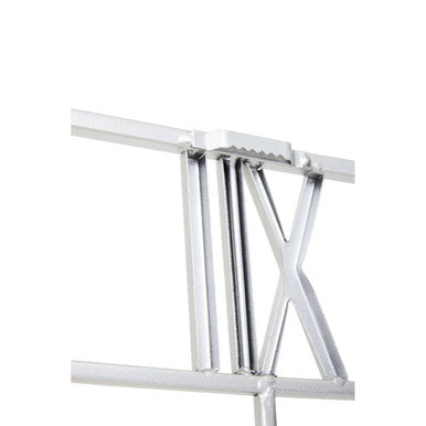 Large Silver Square Wall Clock