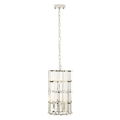 Chrome Finish Small Vertical Light