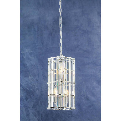 Chrome Finish Small Vertical Light