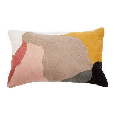 Bosie Ozella Multi Coloured Rectangular Cushion