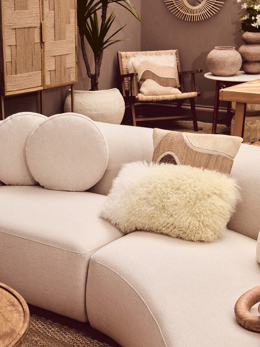 Natural Assorted Colour Cushion | Bosie Ozella
