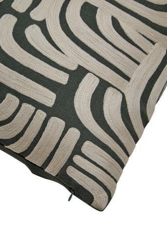 Bosie Ozella Natural And Green Cushion