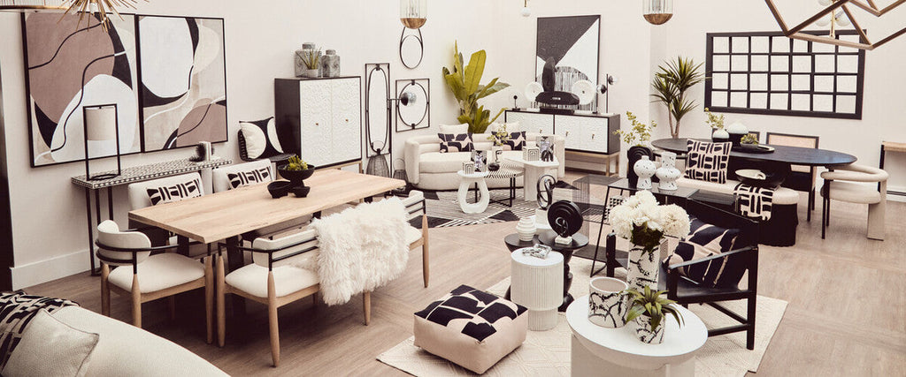 Black and Natural Square Cushion | Bosie Ozella