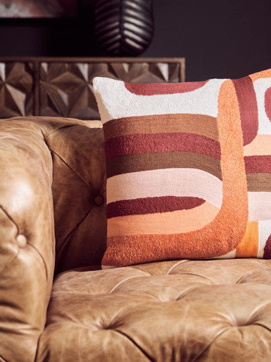 Bosie Ozella Multi Coloured Square Cushion