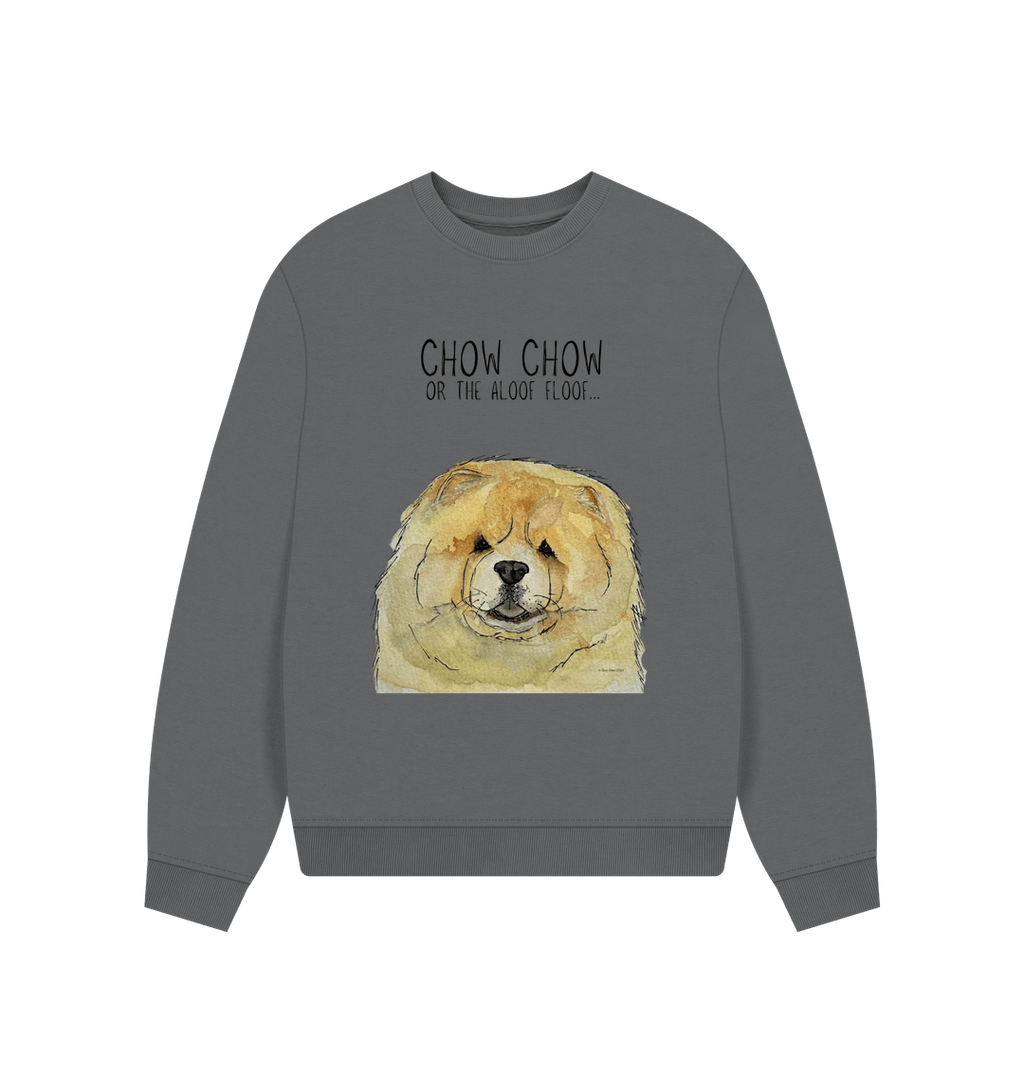 Snuggle Up in Style: Fawn Chow Chow Oversized Sweatshirt