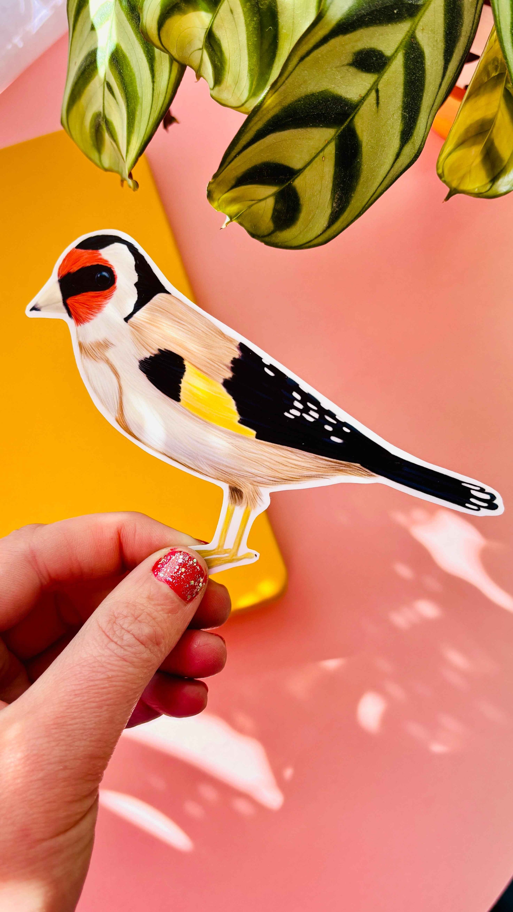 Garden Birds 10cm Vinyl Stickers: Nature Inspired Waterproof Decals