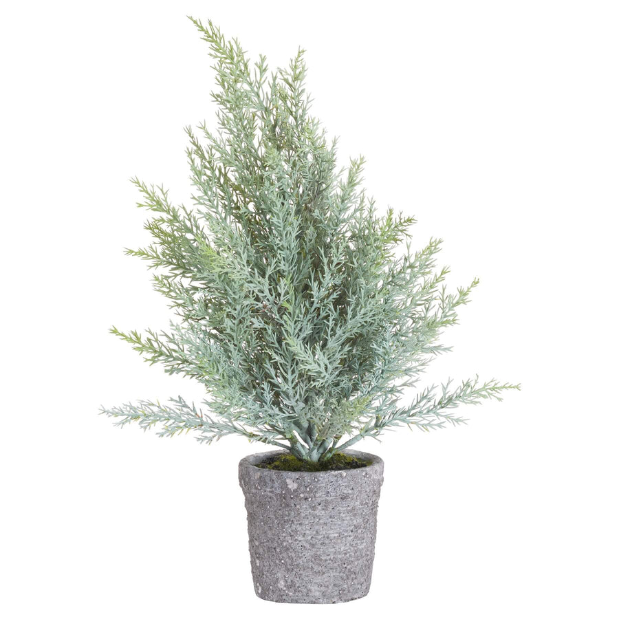 Lifelike artificial Christmas tree in rich evergreen, 36 cm tall with realistic branches, perfect for tabletops or mantels by Sostter at brixbailey.com