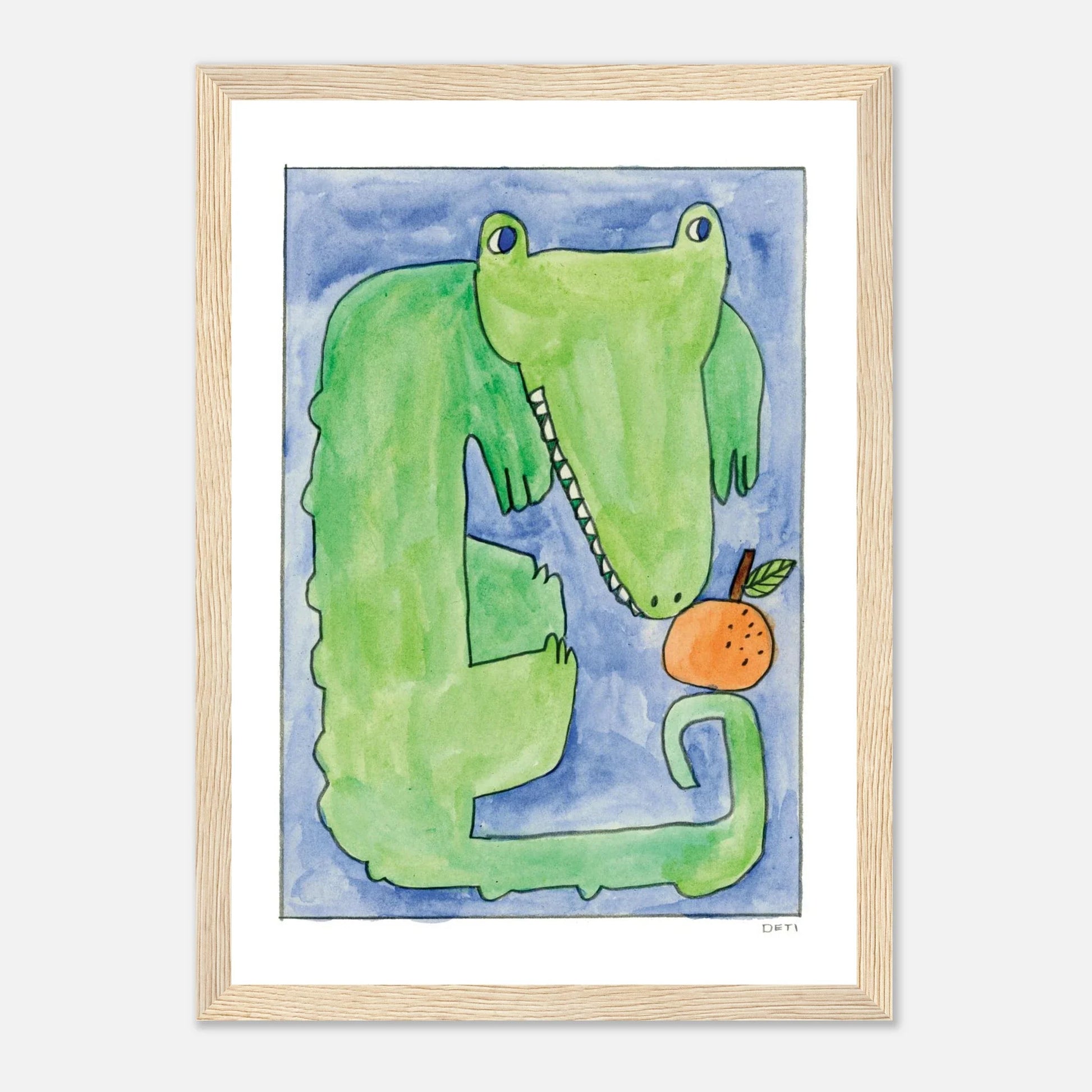 Florida Gator Framed Print by Hayley Deti