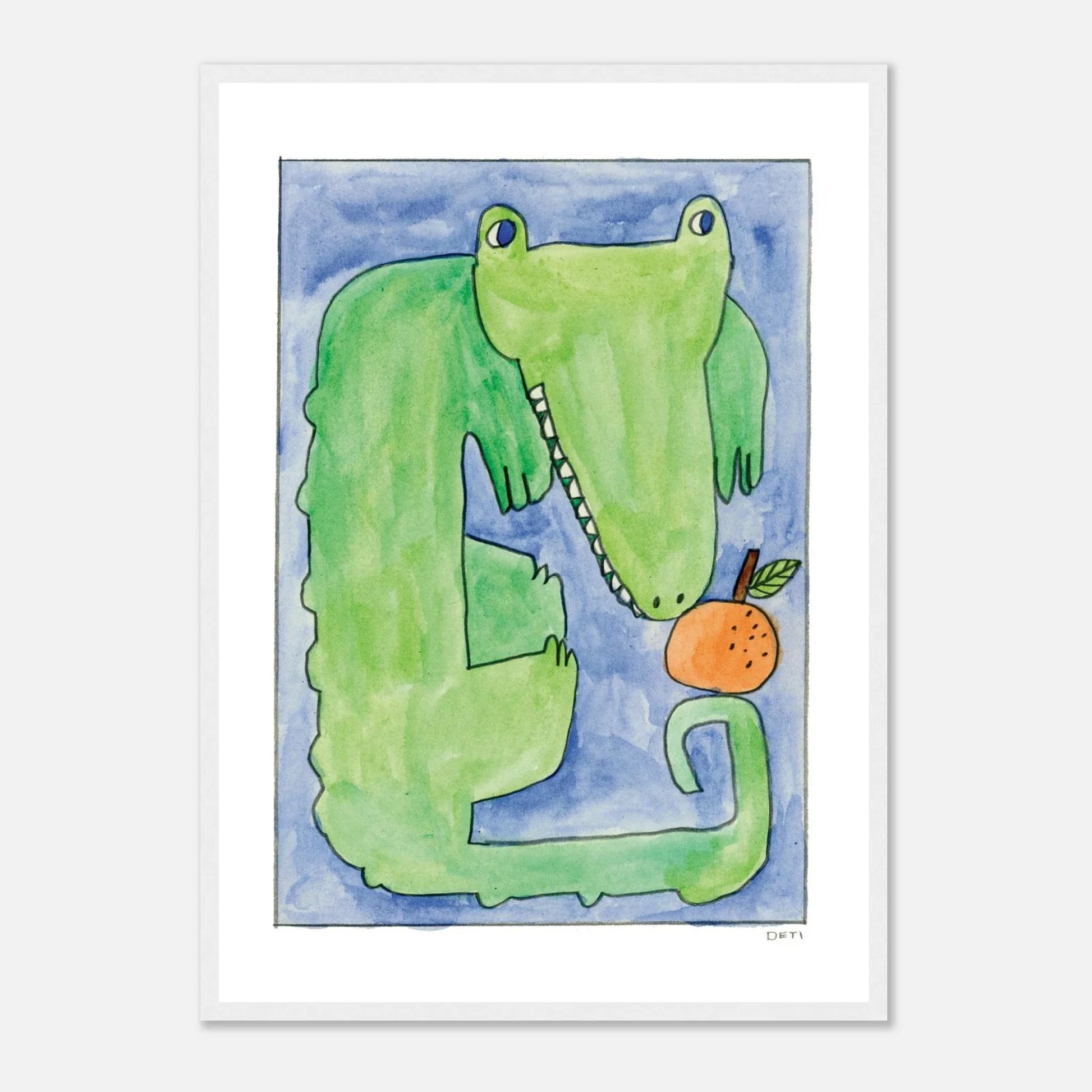 Florida Gator Framed Print by Hayley Deti