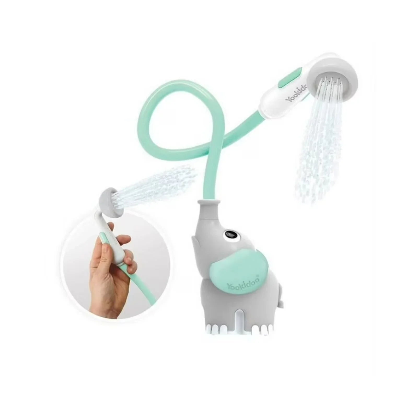 Baby Shower Bath Toy Elephant in Turquoise