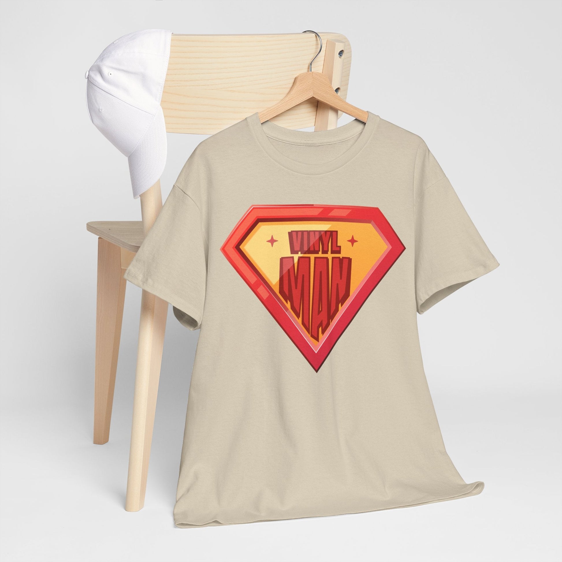 Vinyl Man Men's Superhero T-Shirt