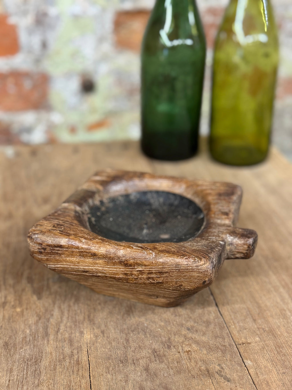 Rustic Wooden Candle Holder / Church Candle Stand / Reclaimed Farmhouse Decor MM