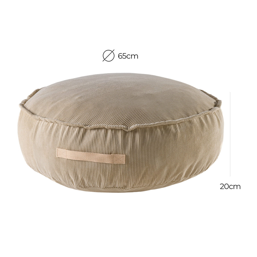 Designer MeowBaby® Corduroy Pouf – Stylish & Washable Kids' Seat by MeowBaby at www.brixbailey.com