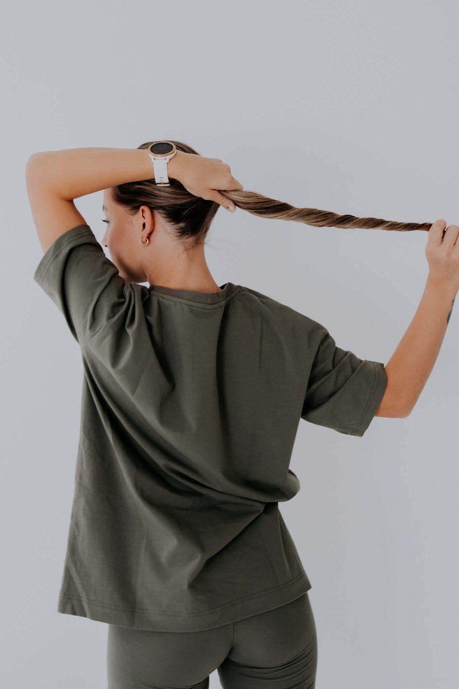 DANNA Oversized T-Shirt – Soft Cotton & Stretchy Comfort by Breden at brixbailey.com