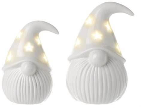 Light Up Porcelain Gonks Set of 2